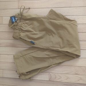 Coalatree trailhead pants- size small slim in sand/gold